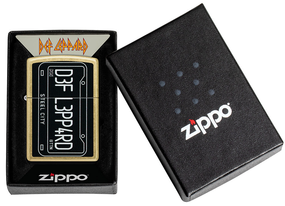 Zippo zapalovač 23086 Def Leppard Steel City Design