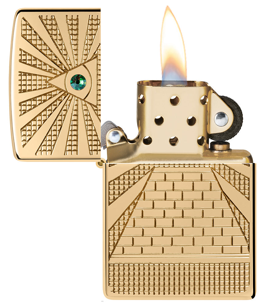 Zippo zapalovač 24202 Eye of Providence Design