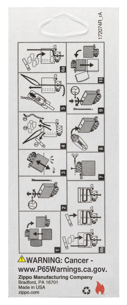 Zippo knto do zapalovače 16004 - zadni strana