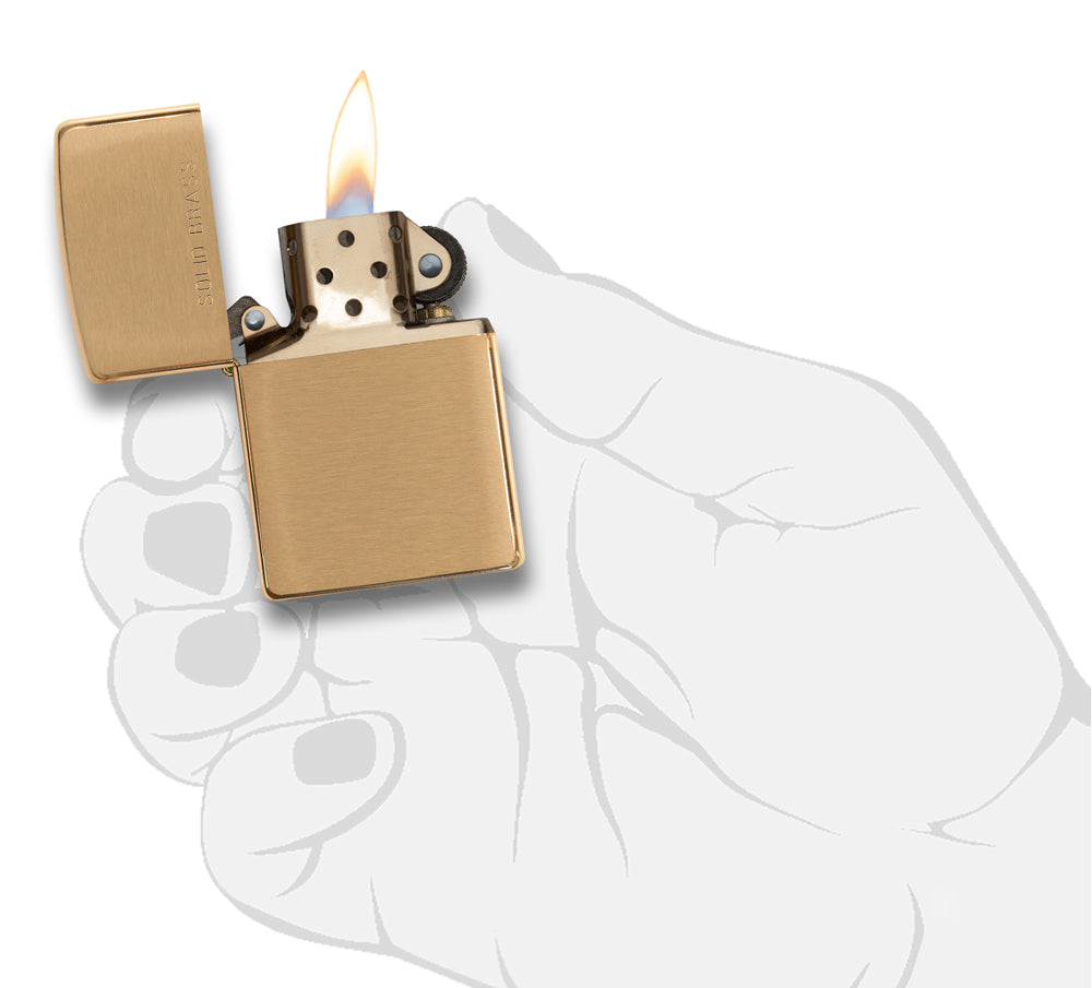 Zippo zapalovač 23001 Solid Brass
