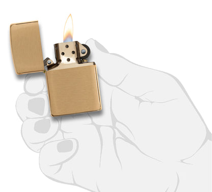 Zippo zapalovač 23061 Armor® Brushed Brass