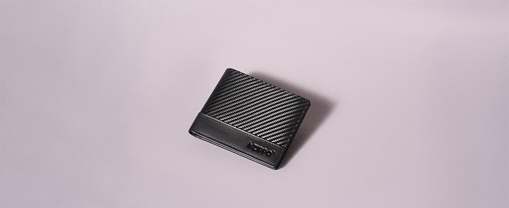 44188 Kožená peněženka Zippo Carbon