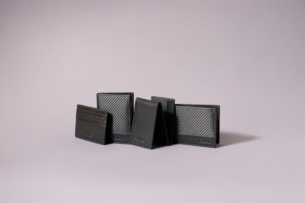 44188 Kožená peněženka Zippo Carbon