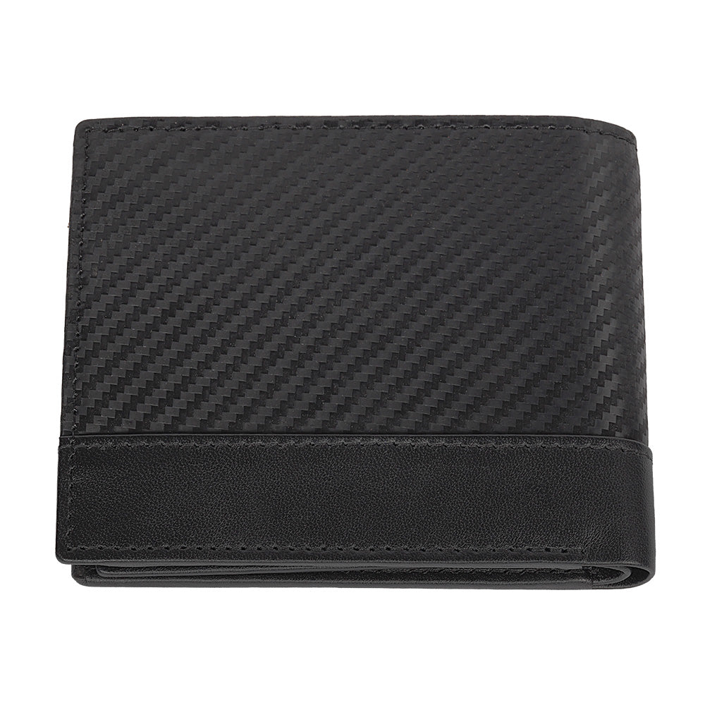 44189 Kožená peněženka Zippo Carbon