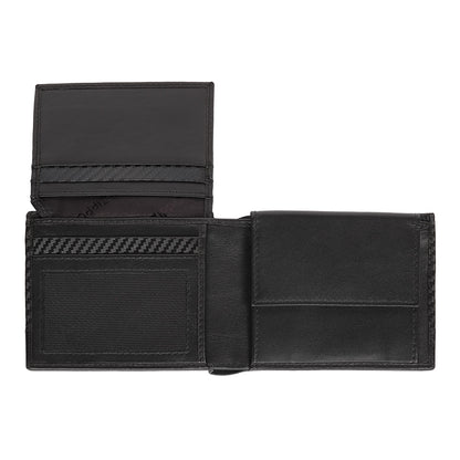 44189 Kožená peněženka Zippo Carbon