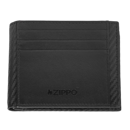 44190 Kožené pouzdro na karty Zippo Carbon