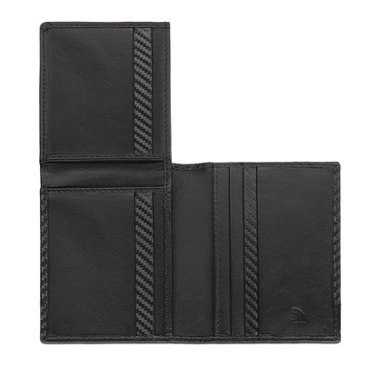 44191 Kožená peněženka Zippo Carbon