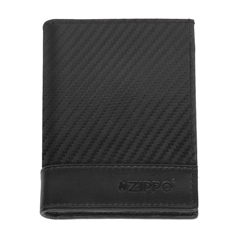 44191 Kožená peněženka Zippo Carbon