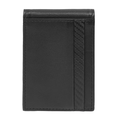 44192 Kožené pouzdro na karty Zippo Carbon