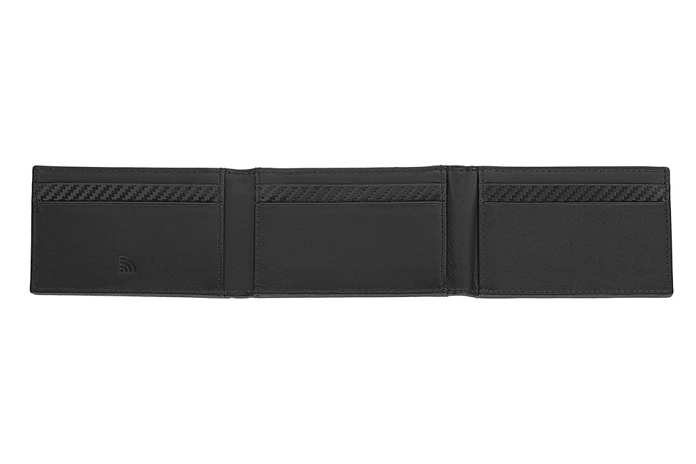 44192 Kožené pouzdro na karty Zippo Carbon