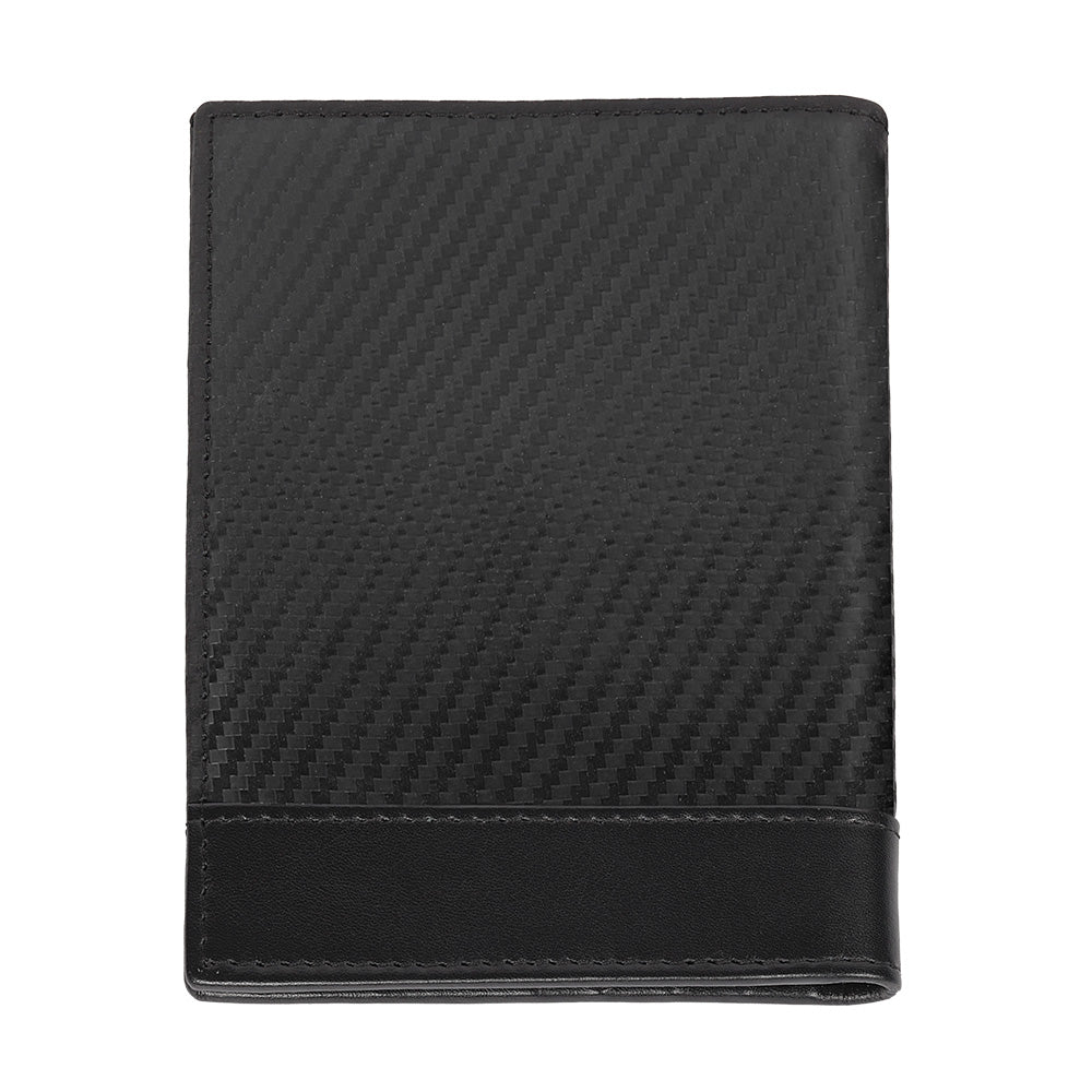 44194 Kožené pouzdro na cestovní pas Zippo Carbon