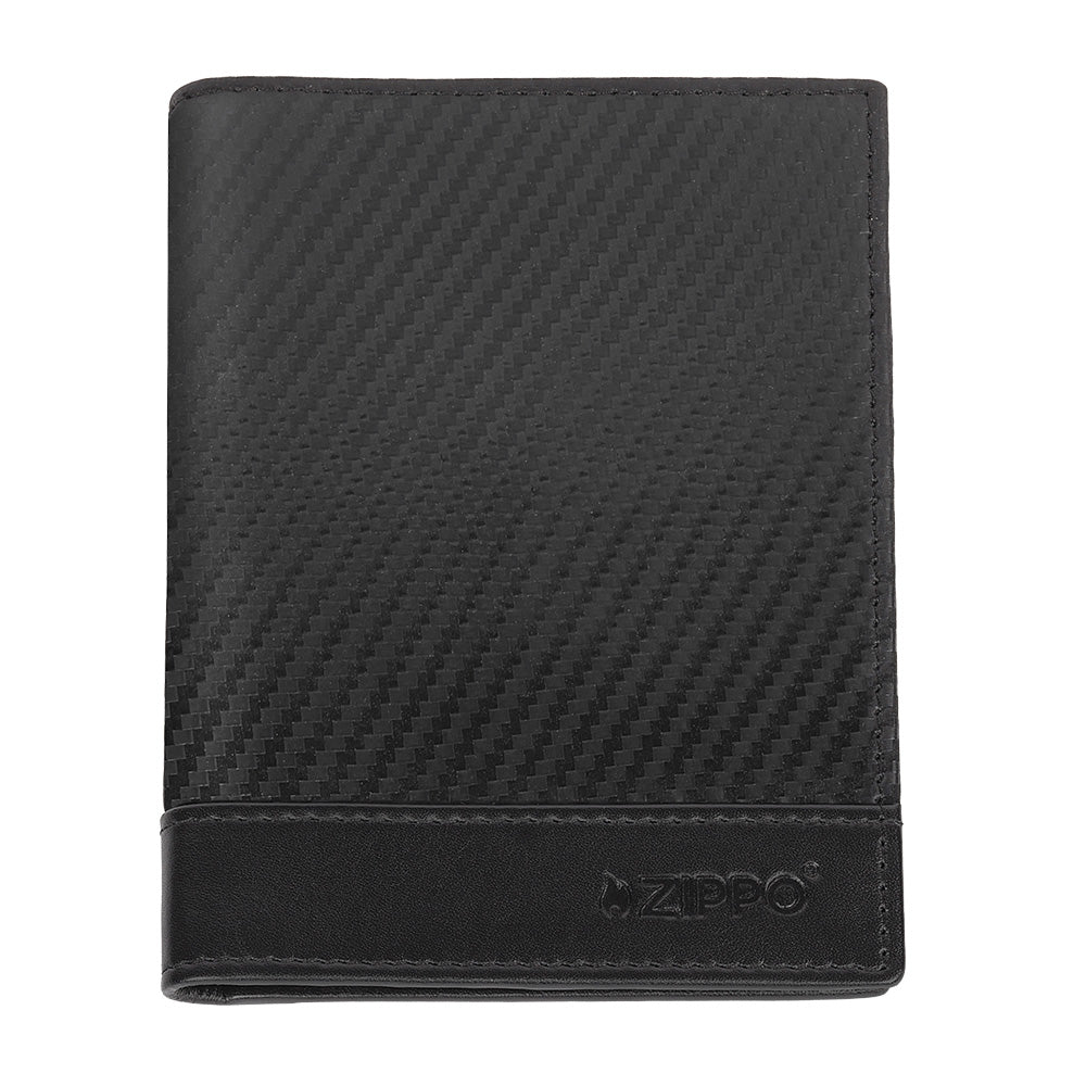 44194 Kožené pouzdro na cestovní pas Zippo Carbon