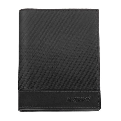 44194 Kožené pouzdro na cestovní pas Zippo Carbon