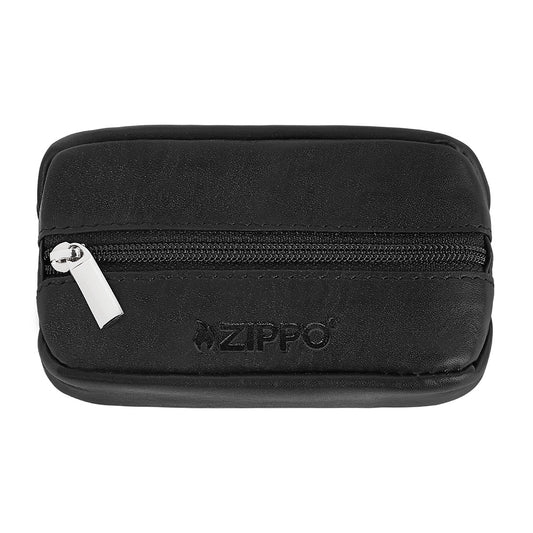 44195 Kožené pouzdro na mince Zippo Carbon