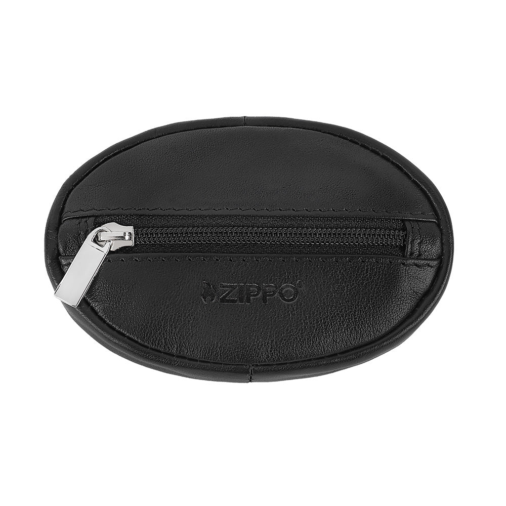 44197 Kožené pouzdro na mince Zippo Carbon