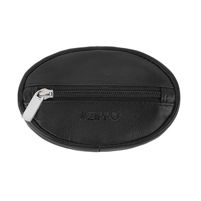 44197 Kožené pouzdro na mince Zippo Carbon