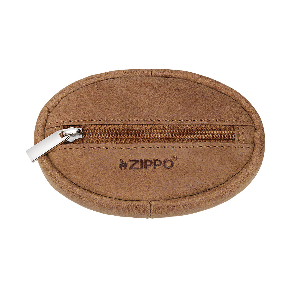 44200 Kožené pouzdro na mince Zippo Vintage
