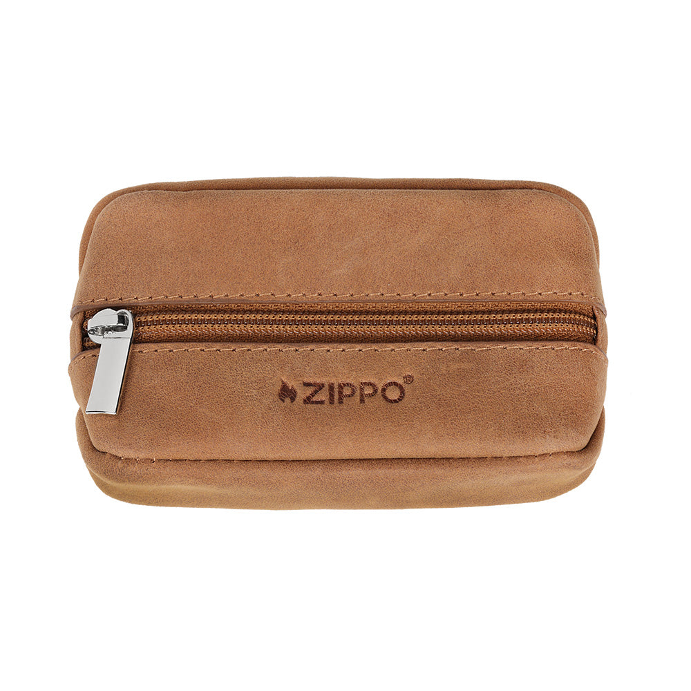 44201 Kožené pouzdro na mince Zippo Vintage