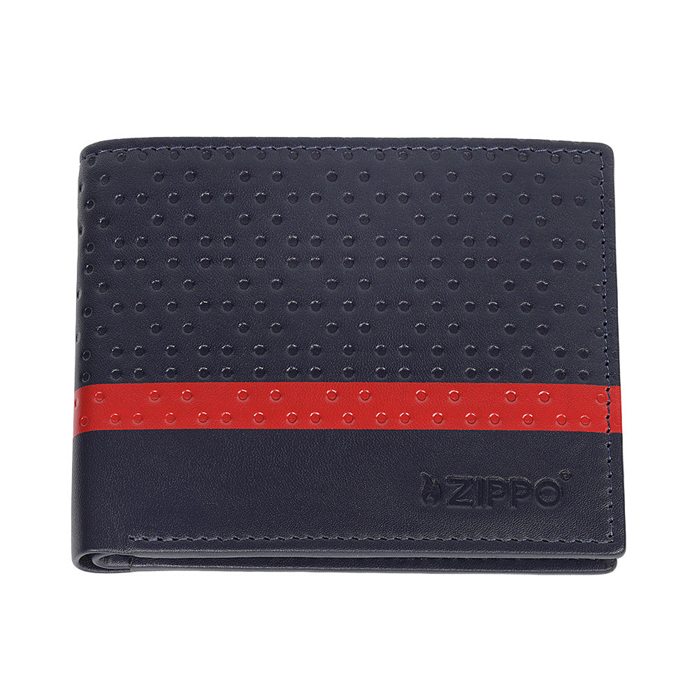 44203 Kožená peněženka Zippo Navy