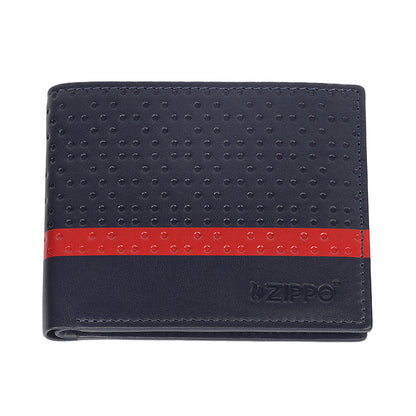 44203 Kožená peněženka Zippo Navy