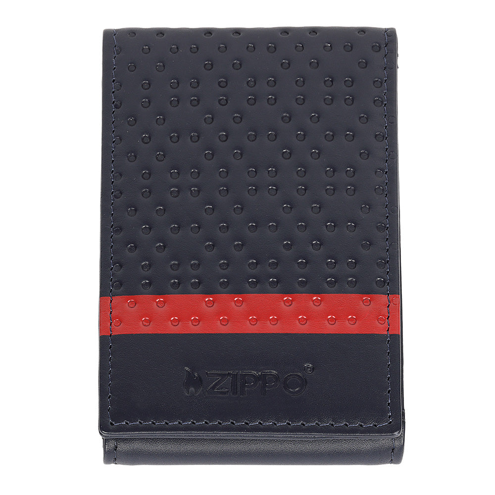 44205 Kožené pouzdro na karty Zippo Navy