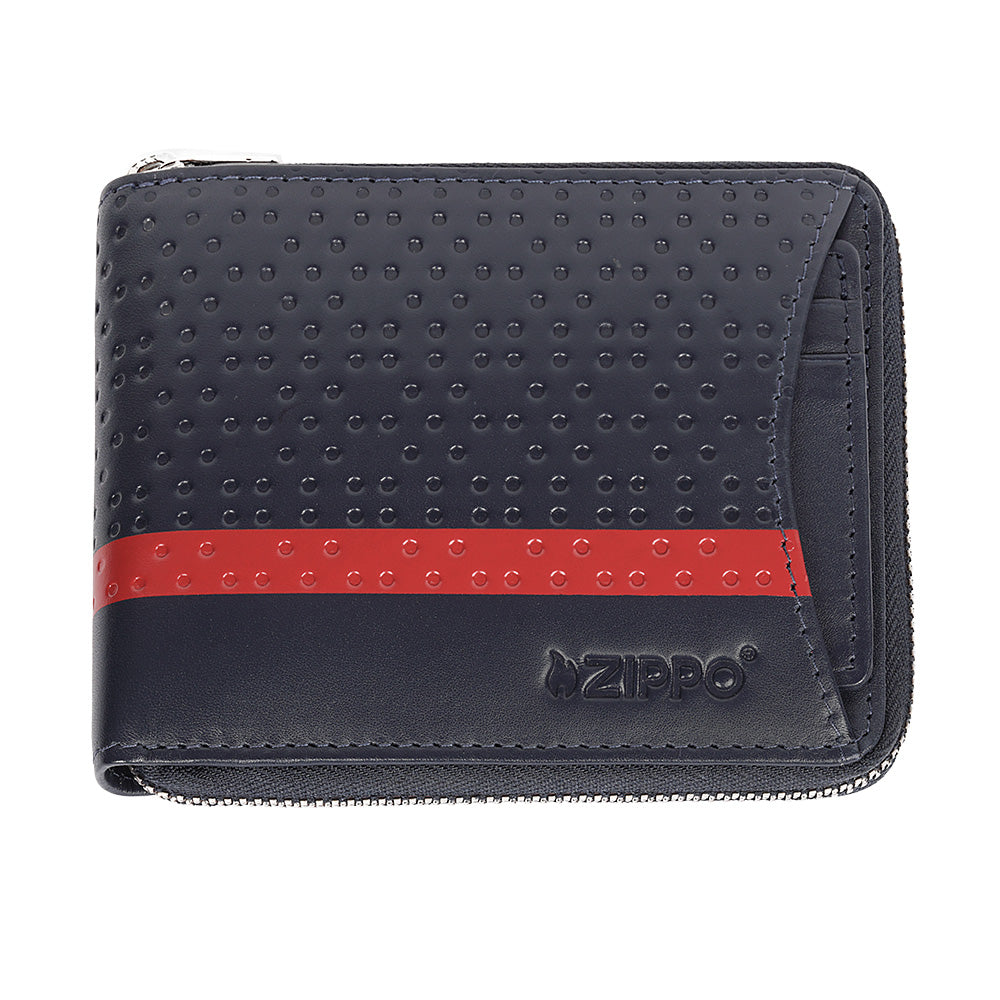 44206 Kožená peněženka Zippo Navy