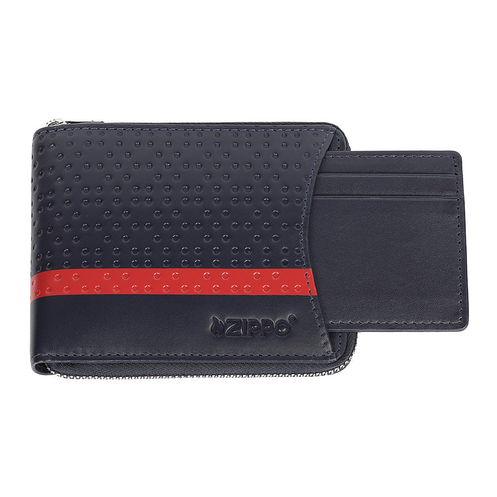 44206 Kožená peněženka Zippo Navy