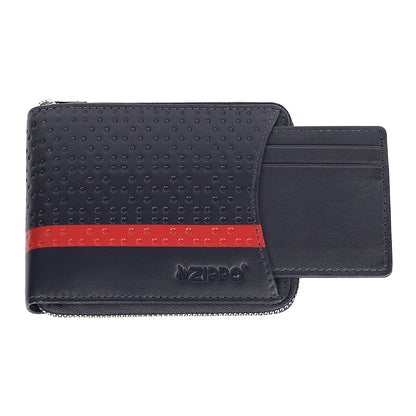 44206 Kožená peněženka Zippo Navy