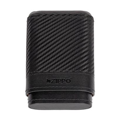44207 Kožená cestovní taška na doutníky Zippo Carbon