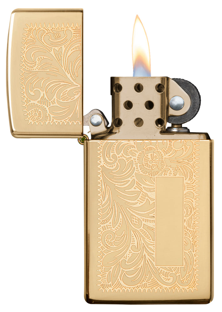 Zippo zapalovač 24066 Slim® Brass Venetian®