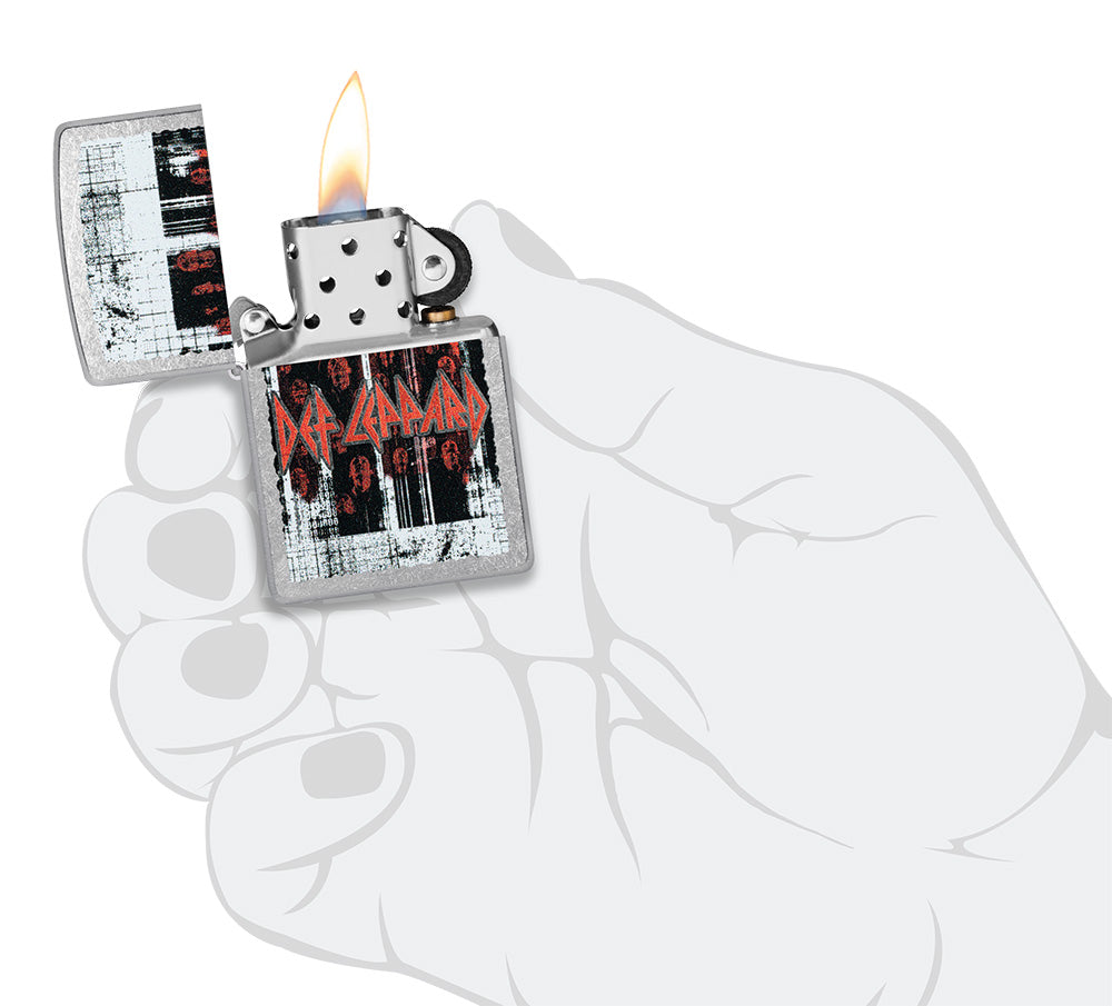 Zapalovač Zippo 25707 Def Leppard Many Faces Design
