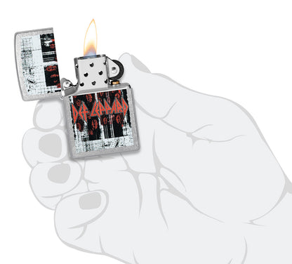 Zapalovač Zippo 25707 Def Leppard Many Faces Design