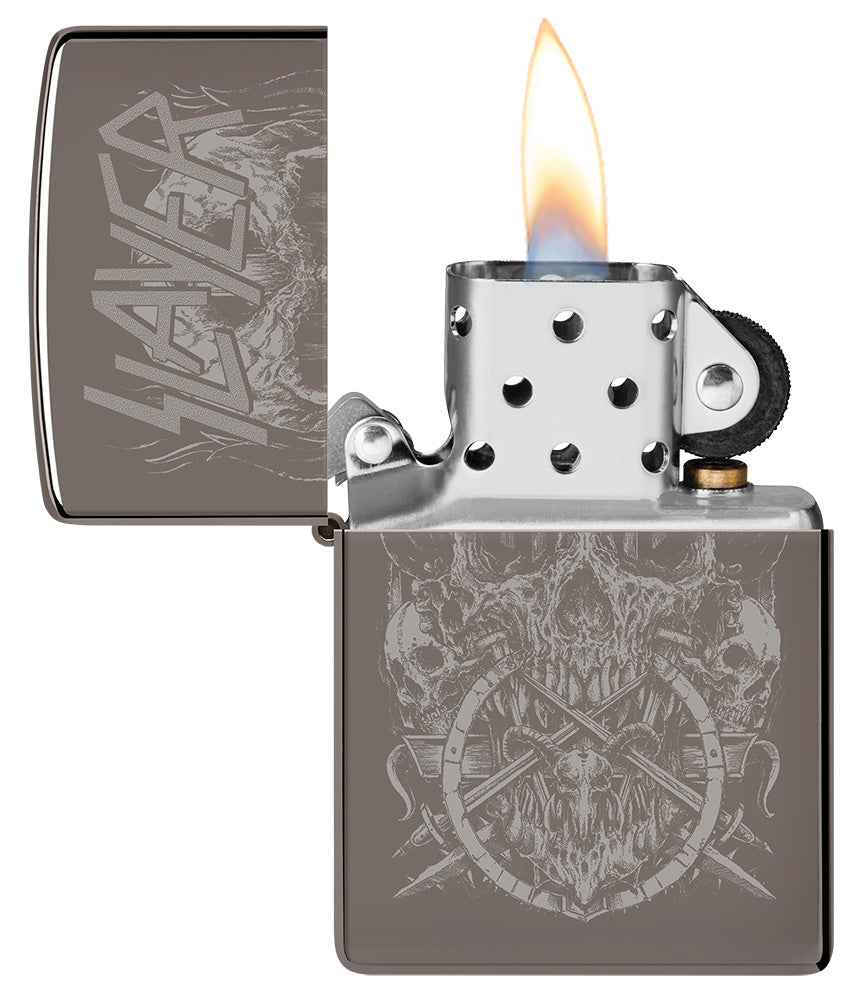 Zapalovač Zippo 25712 Slayer Skull Design