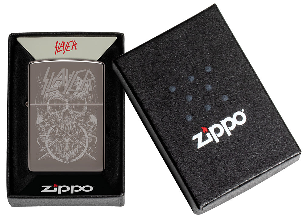 Zapalovač Zippo 25712 Slayer Skull Design