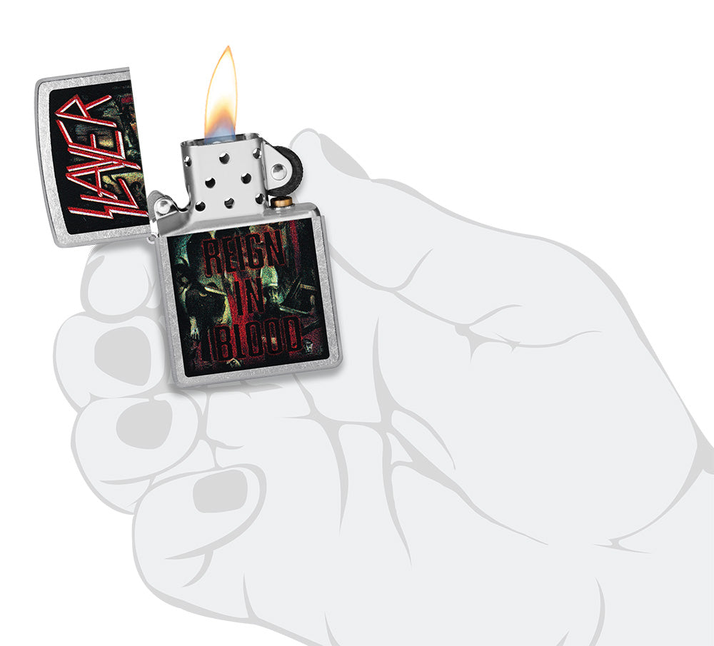 Zippo zapalovač 25713 Slayer Reign in Blood Design