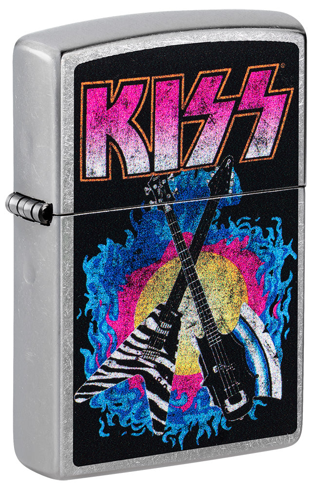 Zippo zapalovač 25716 KISS® Axe Bass Design