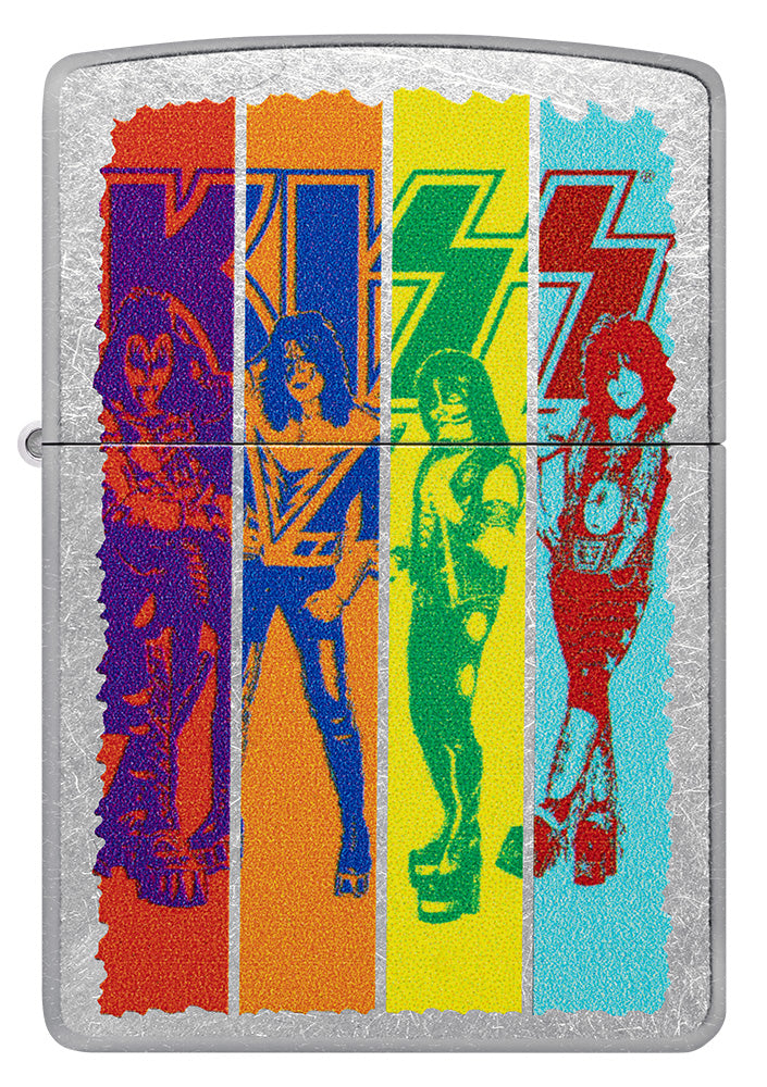 Zippo zapalovač 25717 KISS® Fly Flag Design