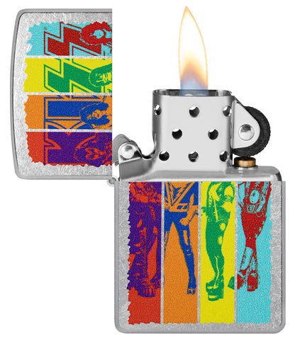 Zippo zapalovač 25717 KISS® Fly Flag Design
