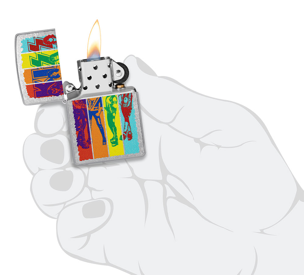 Zippo zapalovač 25717 KISS® Fly Flag Design
