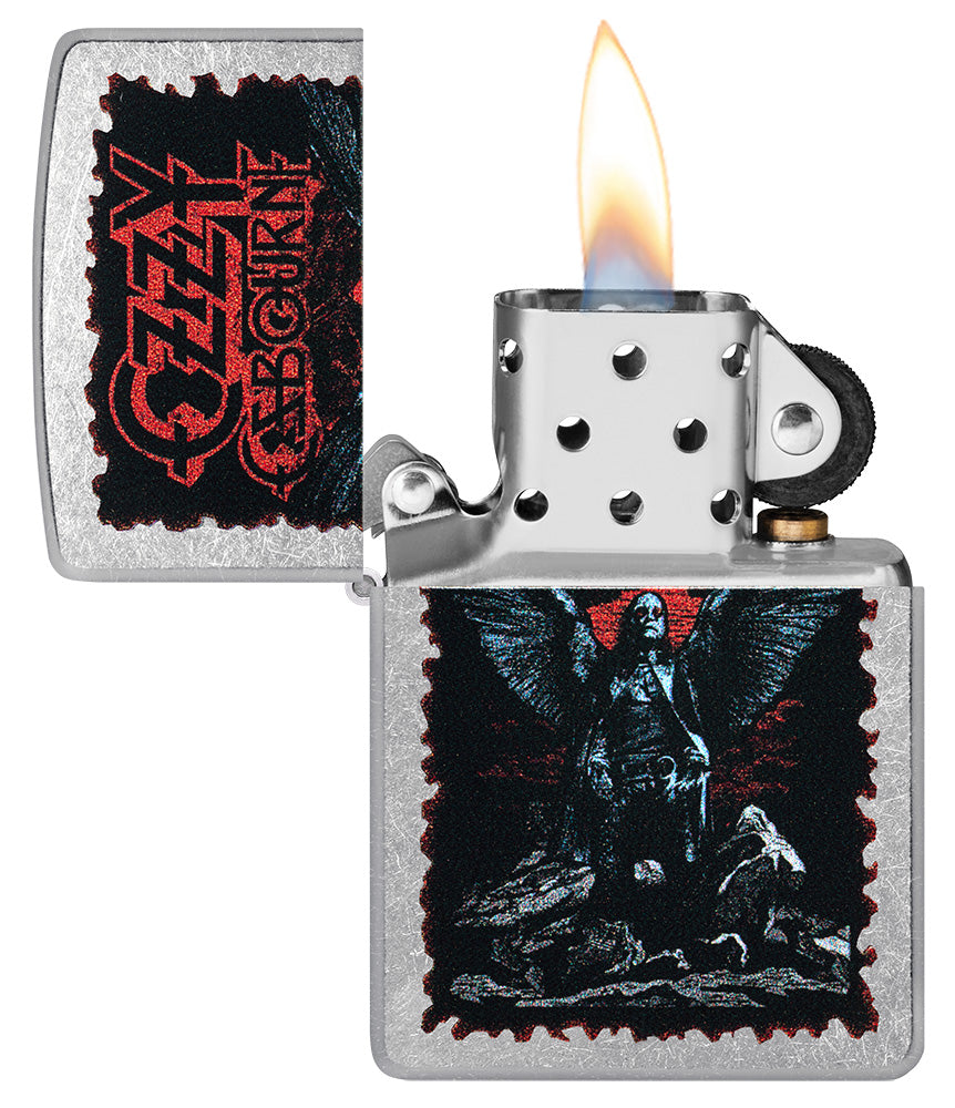 Zippo zapalovač 25719 Ozzy Osbourne Angel Wings Design