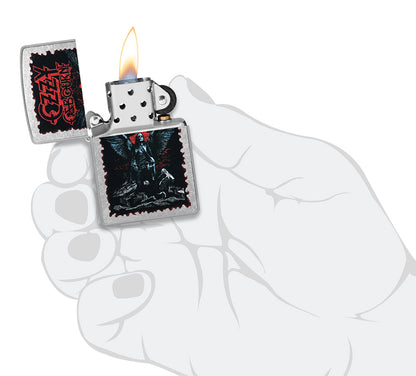 Zippo zapalovač 25719 Ozzy Osbourne Angel Wings Design