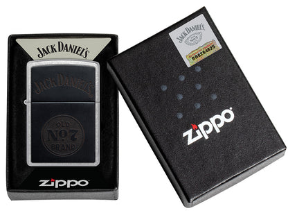 Zapalovač Zippo 25725 Jack Daniel’s Old No. 7 Leather Emblem