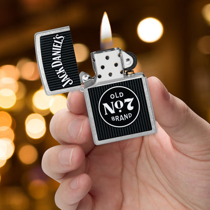 Zippo zapalovač 25726 Jack Daniel’s Old No. 7 Pinstripe Design