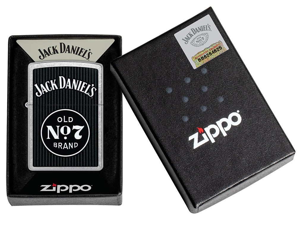 Zippo zapalovač 25726 Jack Daniel’s Old No. 7 Pinstripe Design