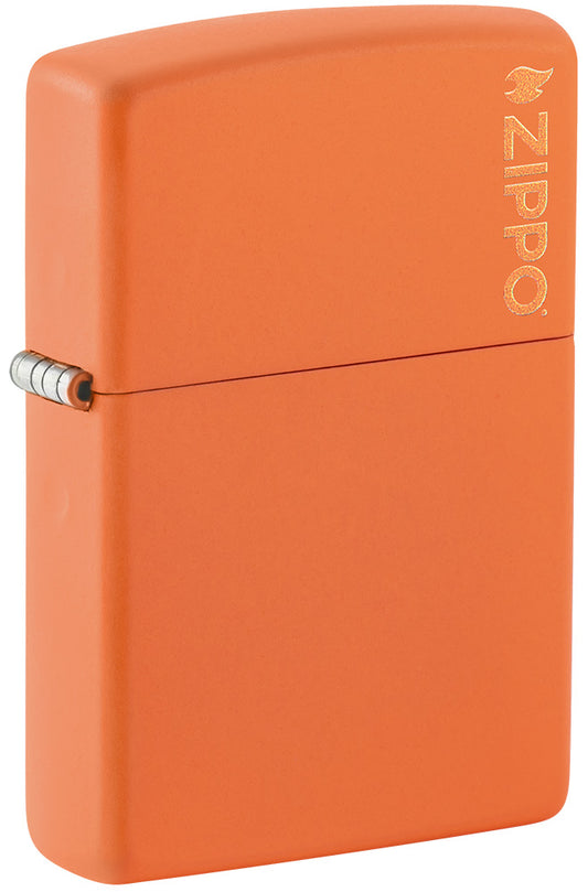 Zippo zapalovač 26103 Orange Matte Zippo Logo