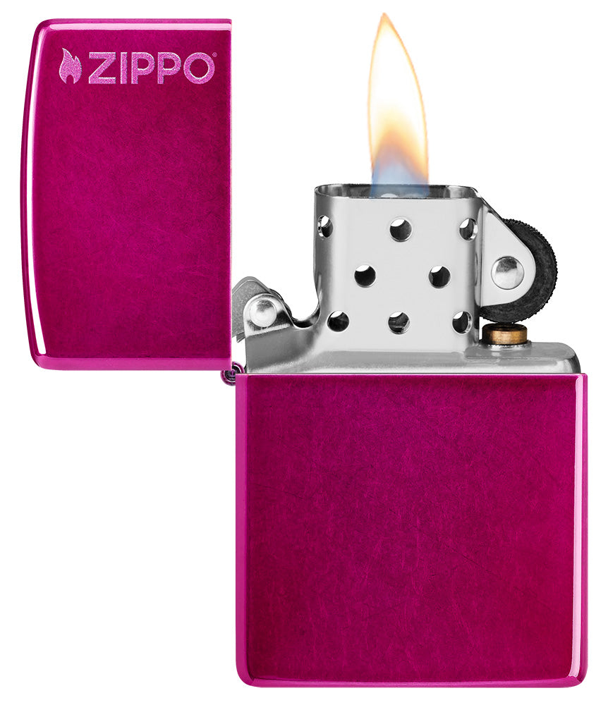 Zapalovač Zippo 26217 Candy Raspberry Zippo Logo