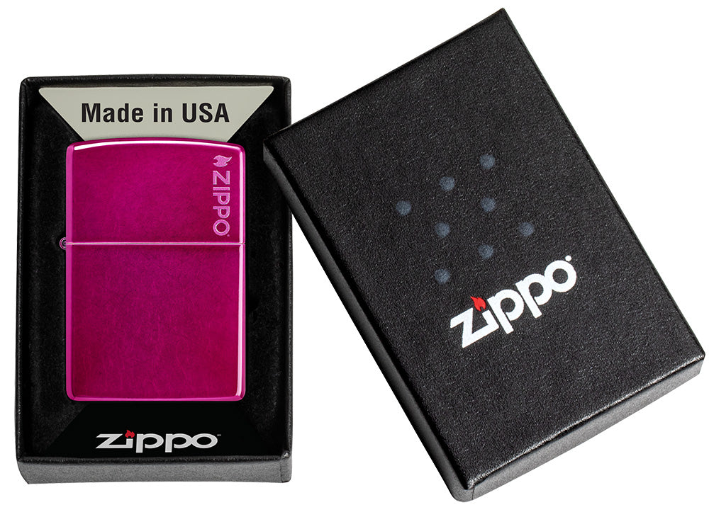 Zapalovač Zippo 26217 Candy Raspberry Zippo Logo