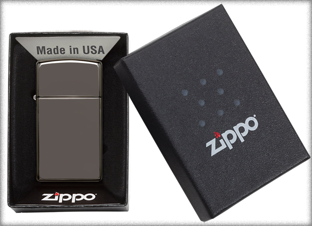 Zippo zapalovač 25108 Slim® Black Ice®