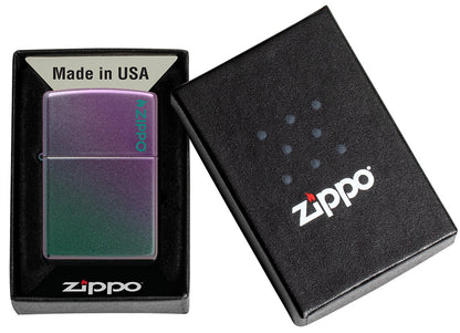 Zapalovač Zippo 26910 Iridescent Zippo Logo
