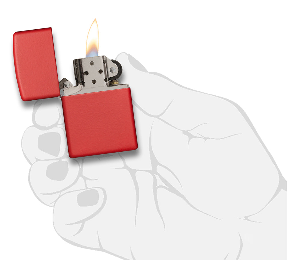 Zippo zapalovač 26044 Red Matte